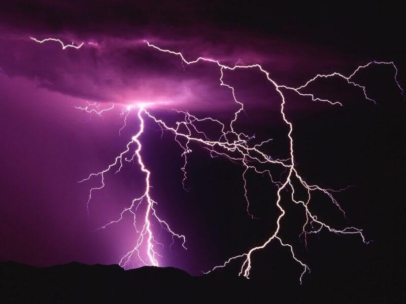 Men are 6 times more likely to be struck by lightning than women