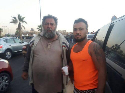 Mahmoud Itani, a fisherman, was kicked out of his kiosk in Ramlet al Bayda. (Greenarea)