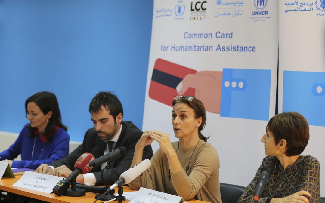 Aid agencies launch ‘common cards’ to facilitate access to humanitarian assistance in Lebanon