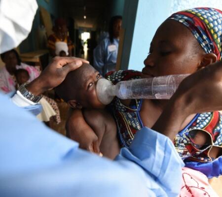 Massage gives infants breath of life in Ivory Coast