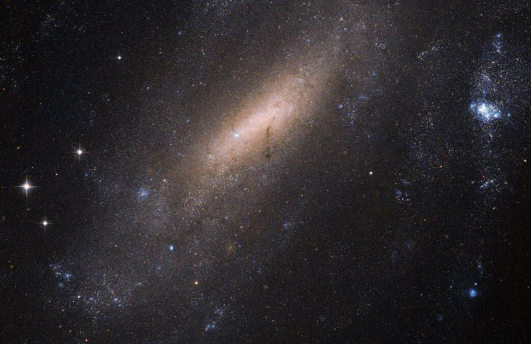 Hubble “Crane-s” in for a Closer Look at a Galaxy