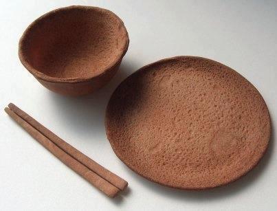 Did you know that a company in Taiwan makes dinnerware out of wheat, so you can eat your plate