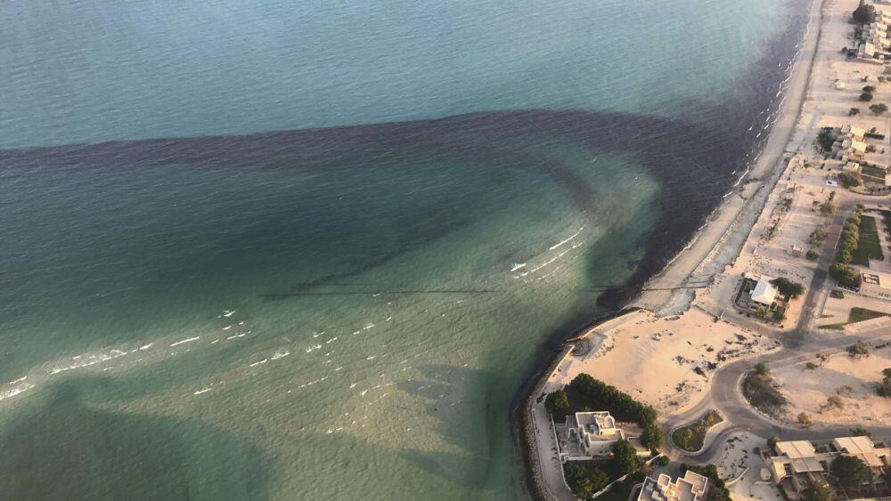 Kuwait Cleans Up Oil Spill in Persian Gulf