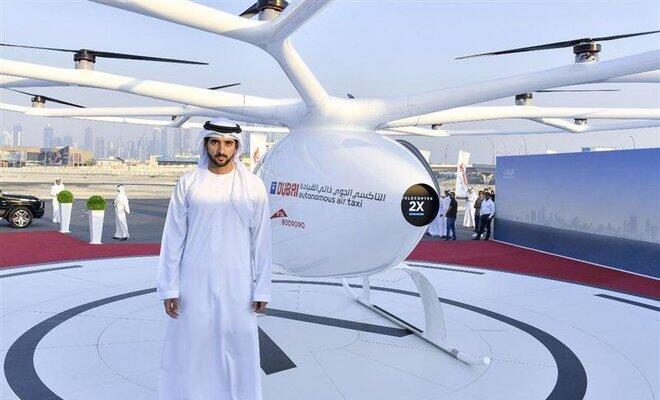 Dubai’s Crown Prince launches world’s first self-flying taxi on maiden flight