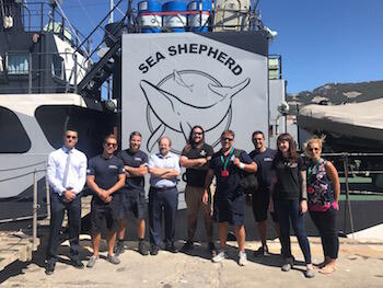 Department of Environment Visits Sea Shepherd Vessel