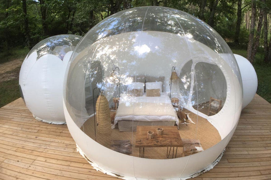 Luxurious Glamping Experience in French Wine Country Allows You to Sleep Under The Stars