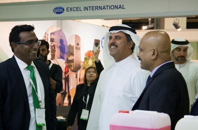 Butti Saeed Al Ghandi Inaugurates Middle East Cleaning Technology Week 2017