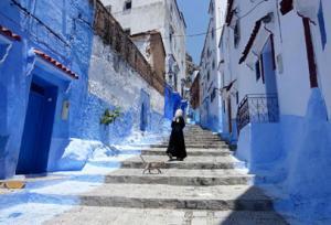 Morocco’s blue tourist town turning green