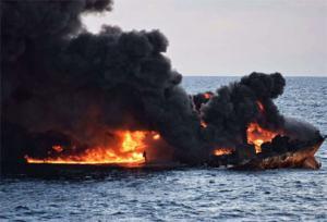 Iran oil tanker’s sinking off China raises environmental fears