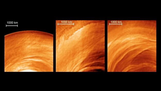 La morfología nubosa de Venus