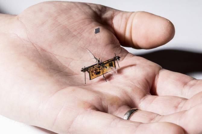 Despegue del primer robot insectoide volador inalámbrico