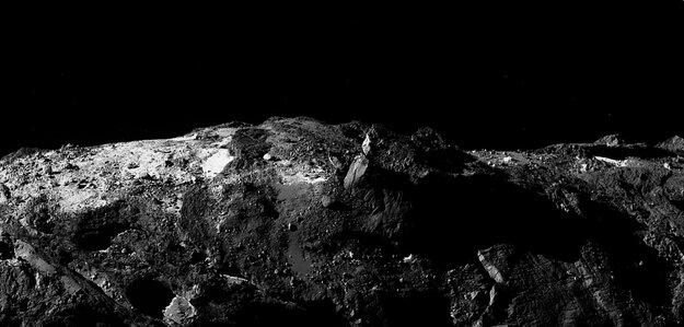 Rosetta muestra la región de Bes, en el hemisferio sur de 67P/Churyumov-Gerasimenko