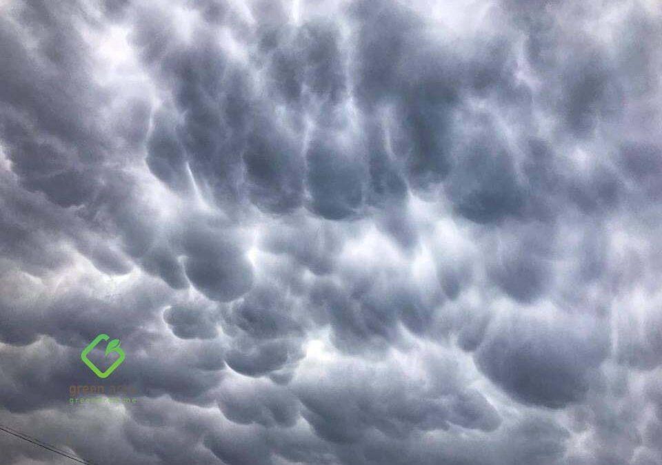 غيوم الـ Mammatus فوق صور: افرام لـ greenarea.me… ظاهرة طبيعية ولا داع للخوف