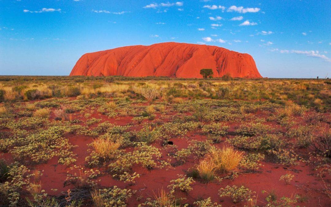 Una tercera parte de Australia es desértica (principalmente en el centro).