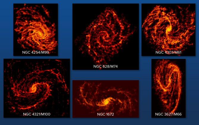 ¿Qué revelan 100.000 fábricas de estrellas en 74 galaxias sobre formación estelar en el Universo?