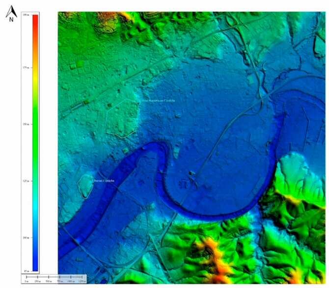 Aplican la tecnología LIDAR de láser aéreo para dibujar la geomorfología antigua de la ciudad de Córdoba