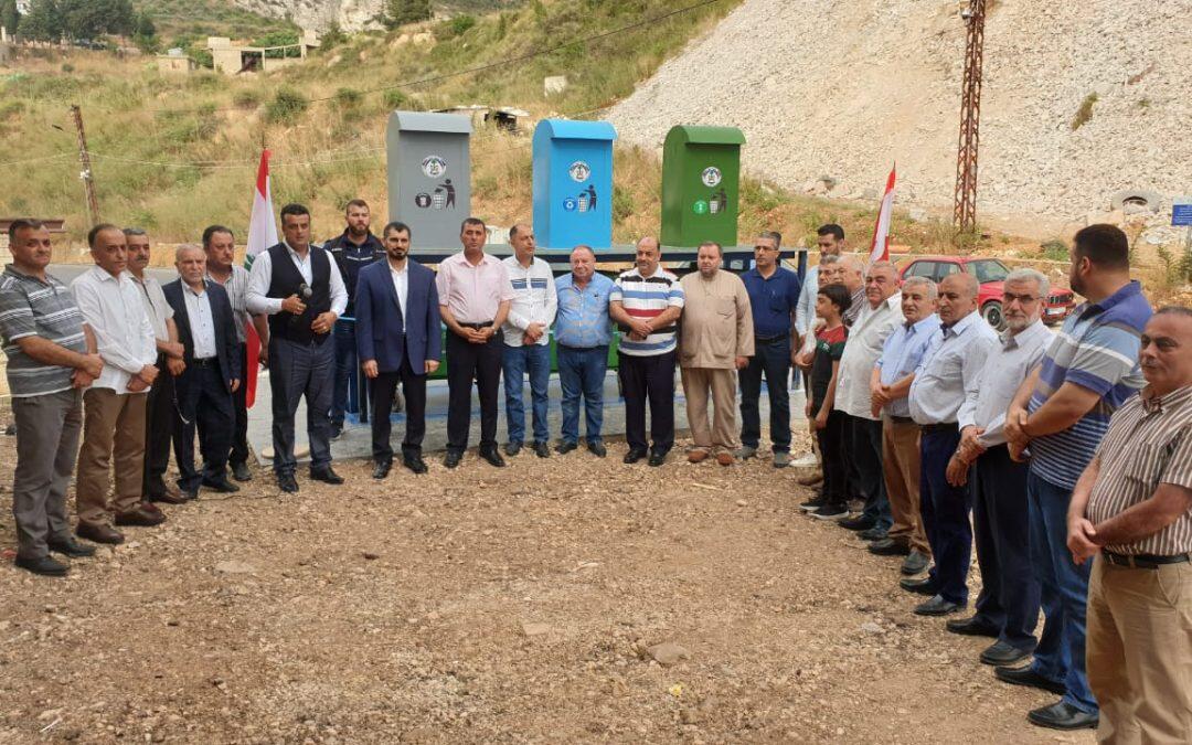 بلدية مشحا تدشن اول حاوية ذكية في لبنان