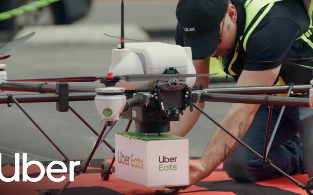 Entregar comida con la ayuda de drones