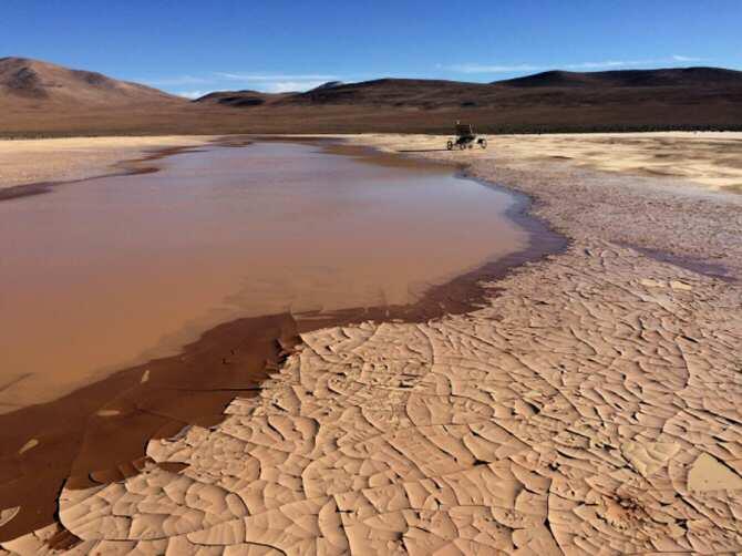 Estudiando las ‘playas’ del desierto de Atacama