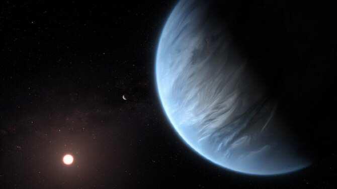 Encuentran agua en la atmósfera de un exoplaneta potencialmente habitable