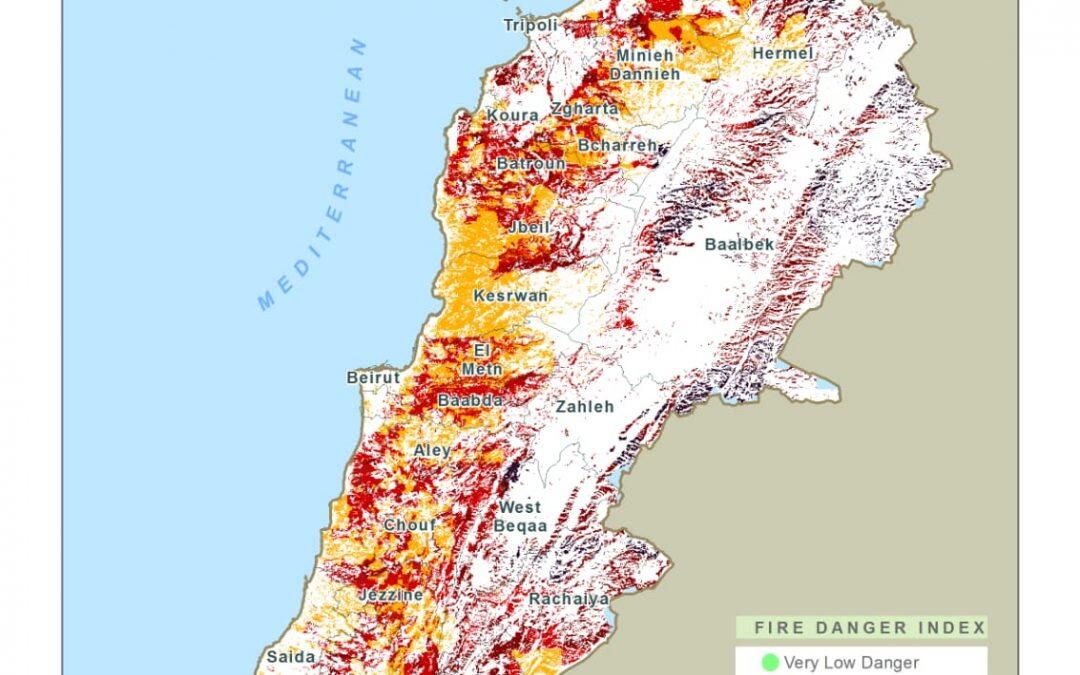 تنبيه من وزارة البيئة… مؤشّر الحرائق مرتفع في كل لبنان!